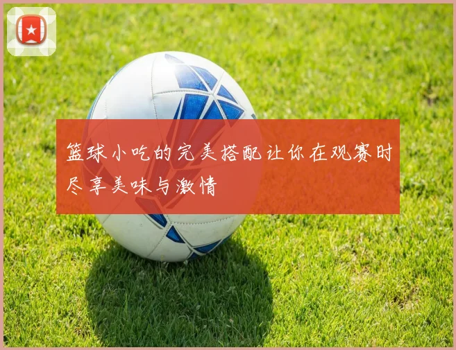 篮球小吃的完美搭配让你在观赛时尽享美味与激情